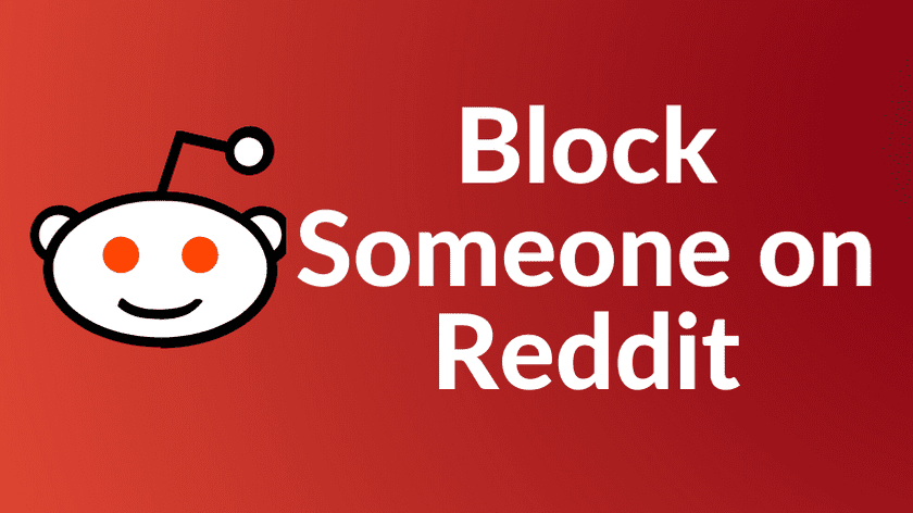 Block Someone on Reddit