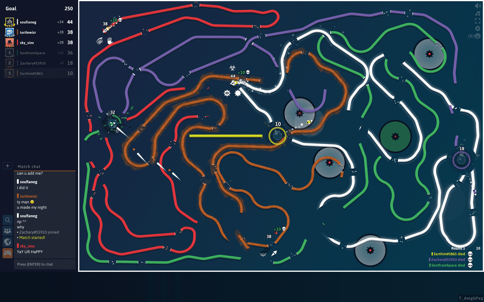curvefever game like agar.io