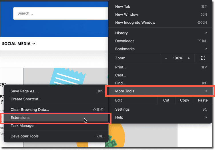 enable extensions in chrome safe mode