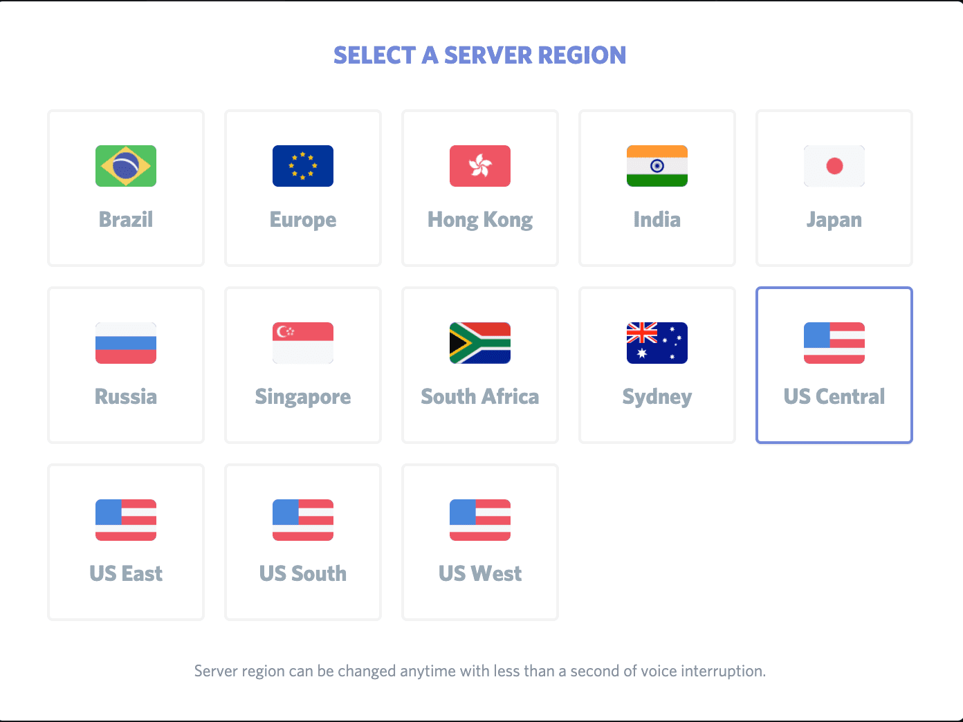 select server on discord