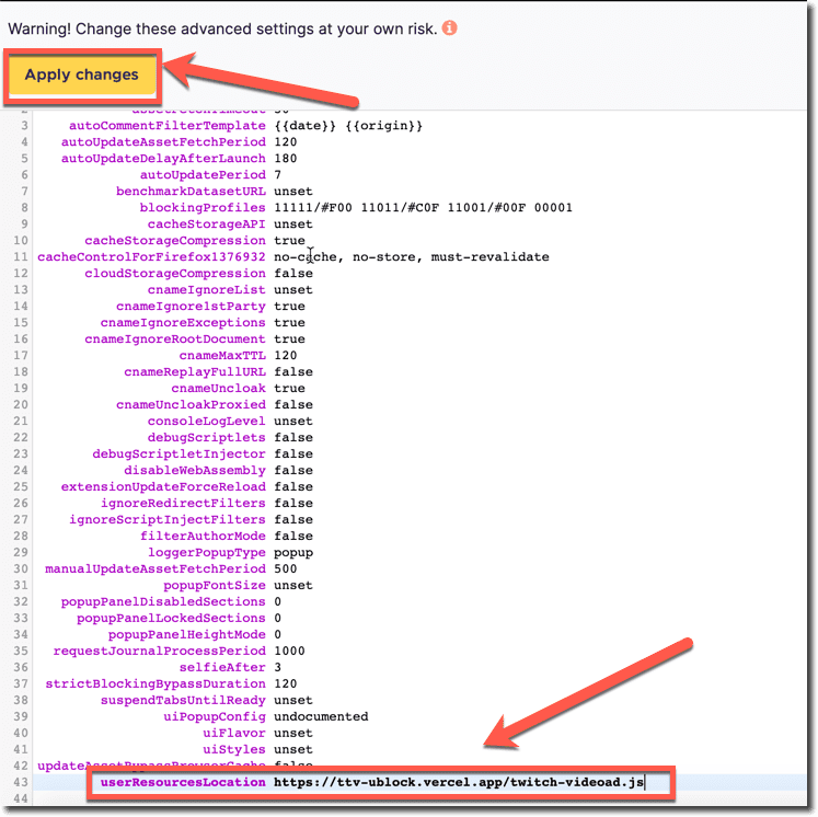 block instream twitch ads
